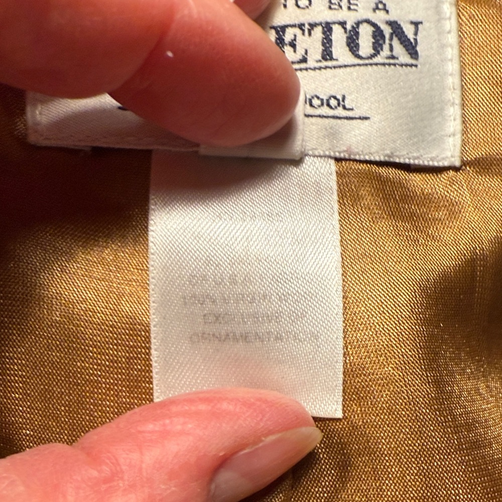 Pendleton Brown Houndstooth Wool Blazer - image 7